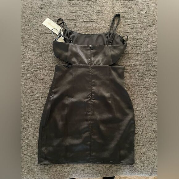 Showpo.‎ Talking Pretty Mini Dress Dize 4 in Black - Picture 6 of 6